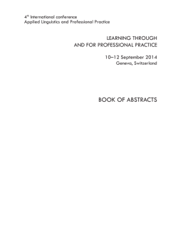 ALAPP Book of Abstracts
