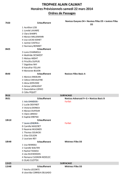 TROPHEE ALAIN CALMAT