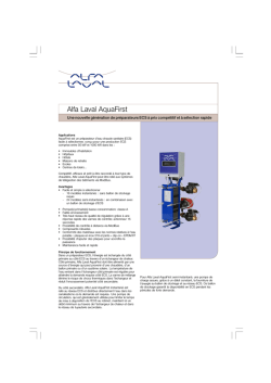 Fiche technique AquaFirst