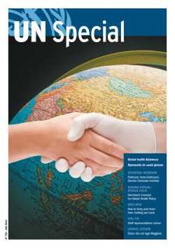 Global Health Diplomacy - The Graduate Institute, Geneva