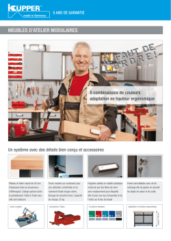 il faut de lordre! - Friedrich K&uuml;pper GmbH