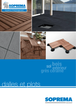dalles et plots