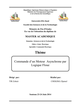 Les machines &eacute;lectriques aliment&eacute;es par les
