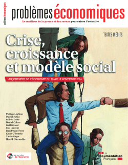 Crise, croissance et mod&egrave;le social