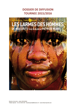 DOSSIER DE DIFFUSION TOURNEE 2015/2016