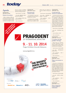 Agenda - Dental Tribunes