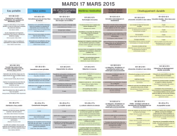 MARDI 17 MARS 2015