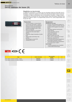 Oertli tableau de base (X)