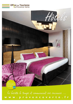Guide h&ocirc;tels - La Provence verte