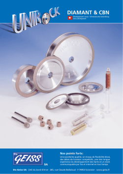 Meules de rectification Unirock