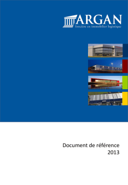 Document de r&eacute;f&eacute;rence