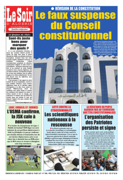 PAGE GABARIT - Le Soir d`Alg&eacute;rie