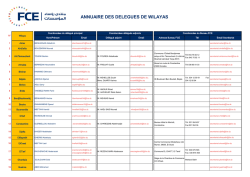 T&eacute;l&eacute;charger la liste des D&eacute;l&eacute;gu&eacute;s de wilaya