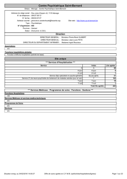 Etablissements psychiatriques - Portail Action Sociale et Sant&eacute; en