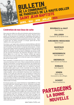 bulletin Haute Doller avrilmaijuinjuillet