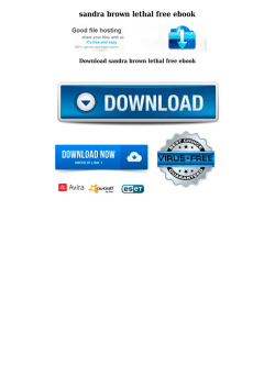 sandra brown lethal free ebook