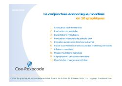 La conjoncture &eacute;conomique mondiale en 10 - Coe