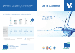 LES ADOUCISSEURS