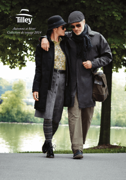 Automne et hiver Collection de voyage 2014