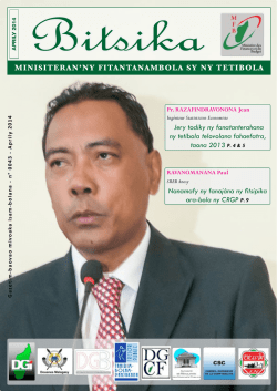 la lecture - Minist&egrave;re des Finances et du Budget