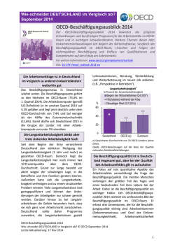 OECD-Beschäftigungsausblick 2014