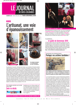 Télécharger le PDF du journal - Bois