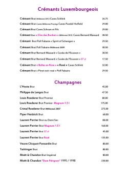 Cr&eacute;mants Luxembourgeois