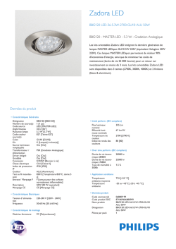 Zadora LED BBG120 encastr&eacute; orientable aluminium