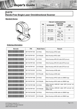 Z-6170 Hands-Free Single-Laser Omnidirectional Scanner