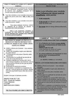 Liste des m&eacute;decins agr&eacute;&eacute;s dans le Var