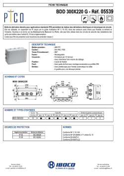 BDD 300X220 G - Réf. 05539 BDD 300X220 G