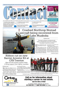 Crashed Northrop Nomad aircraft being recovered