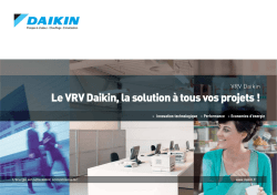 Daikin VRV solutions tertiaires