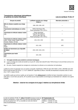 TE-ML 07 - ZF Friedrichshafen AG