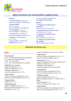 &Eacute;glise protestante unie de Montpellier et agglom&eacute;ration