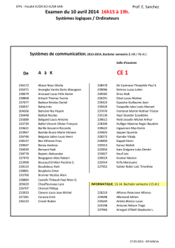 SAC_Listing inscripti examens. - RDSG