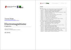 Electromagn&eacute;tisme