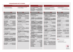 organigramme institutionnel formation vie étudiante recherche
