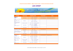 Annuaire Reseau SITE Juin 2014 - Soins palliatifs en Franche
