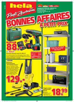 À PETIT PRIX - Hela Profi Zentrum