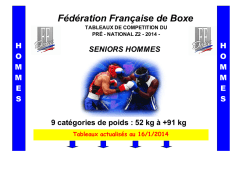 Tab PN2 SH 2014 - Fédération française de boxe