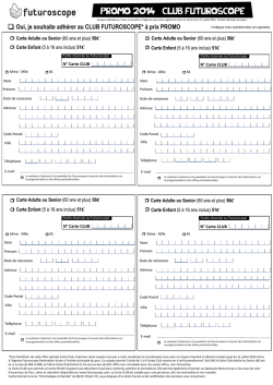PROMO 2014 CLUB FUTUROSCOPE
