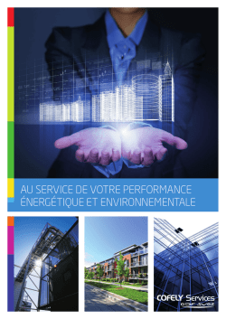 Cofely Services : au service de votre performance &eacute;nerg&eacute;tique et
