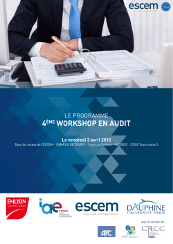 Programme du workshop