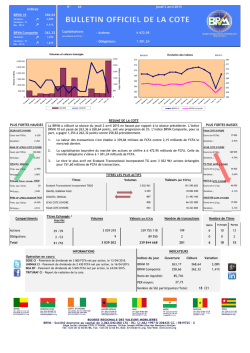 Bulletin officiel de la cote