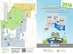 Calendrier de la collecte des ordures et recyclage 2016