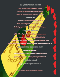 menu saint-valentin