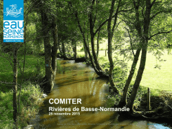 Pr&eacute;sentation - Agence de l`Eau Seine Normandie