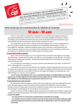 Lire le tract abolition de l`esclavage