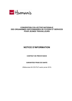 NI sant&eacute; CCN FSJT 2015 - Accords de branche